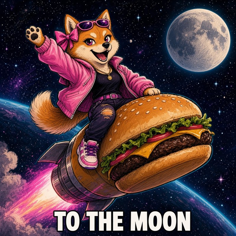 To the moon meme